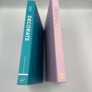 Decorator Books Set Of 2 - Perfect‎ Palettes & Decorate Hard Cover